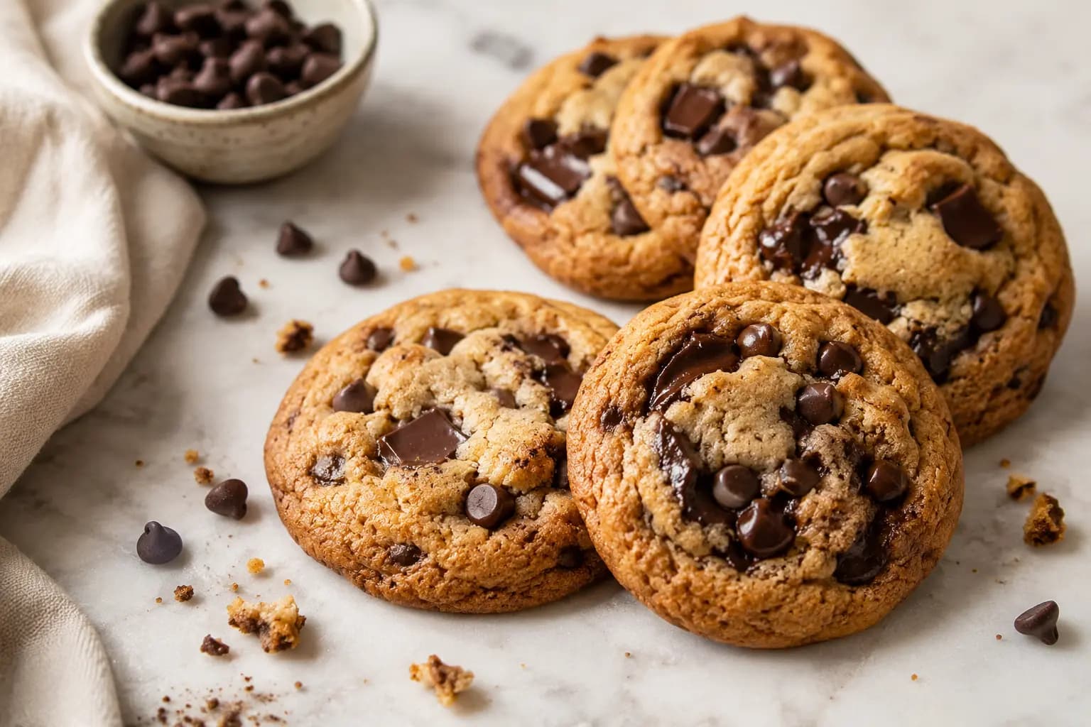 Çikolata Parçacıklı Cookie